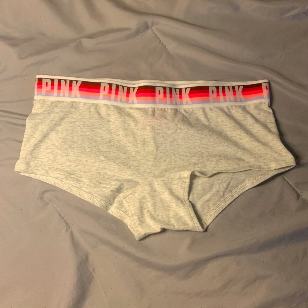 Never worn PINK Gray Underwear